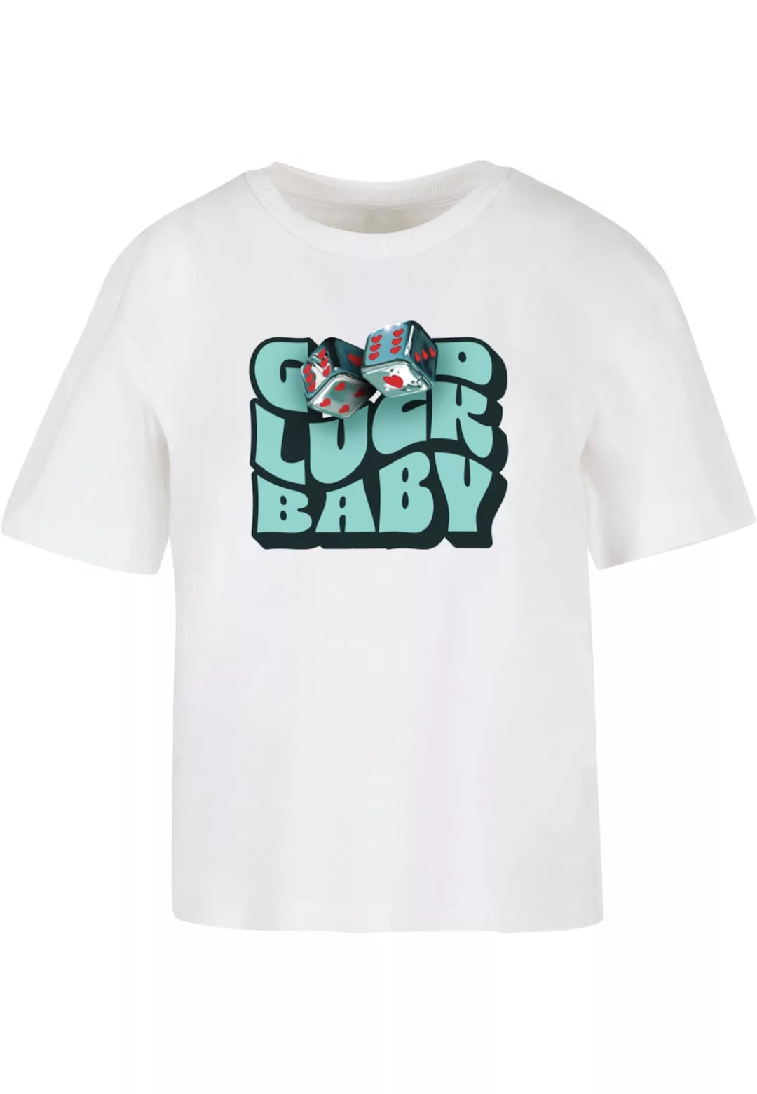 Miss Tee T-Shirt "Miss Tee Damen Good Luck Baby Tee" günstig online kaufen