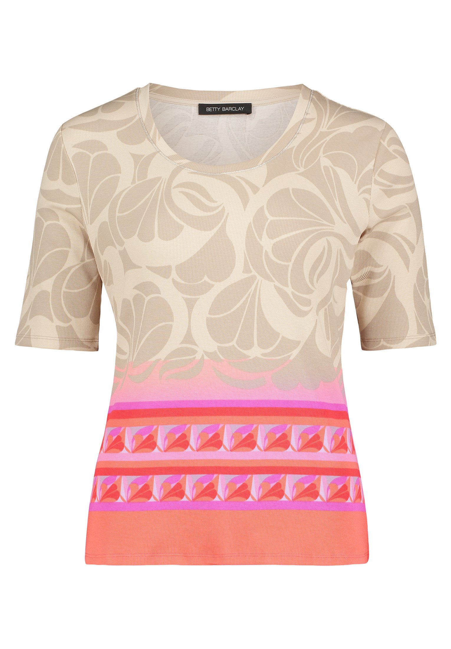 Betty Barclay Kurzarmshirt "Betty Barclay Damen Casual-Shirt mit Tunnelzug" günstig online kaufen
