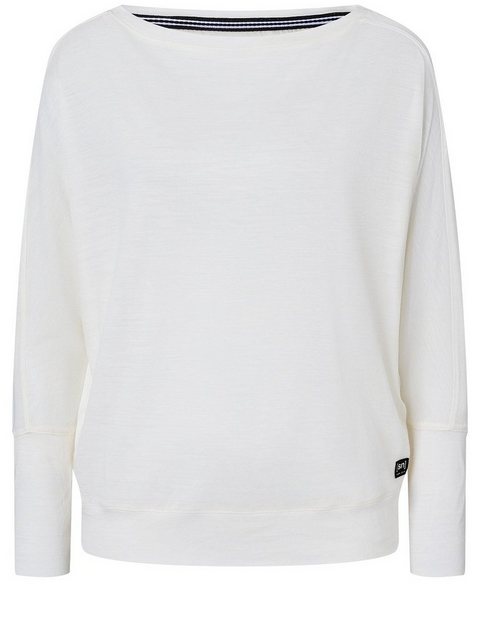 SUPER.NATURAL Langarmshirt für Damen aus Merino W KULA TOP mit leichten Fle günstig online kaufen