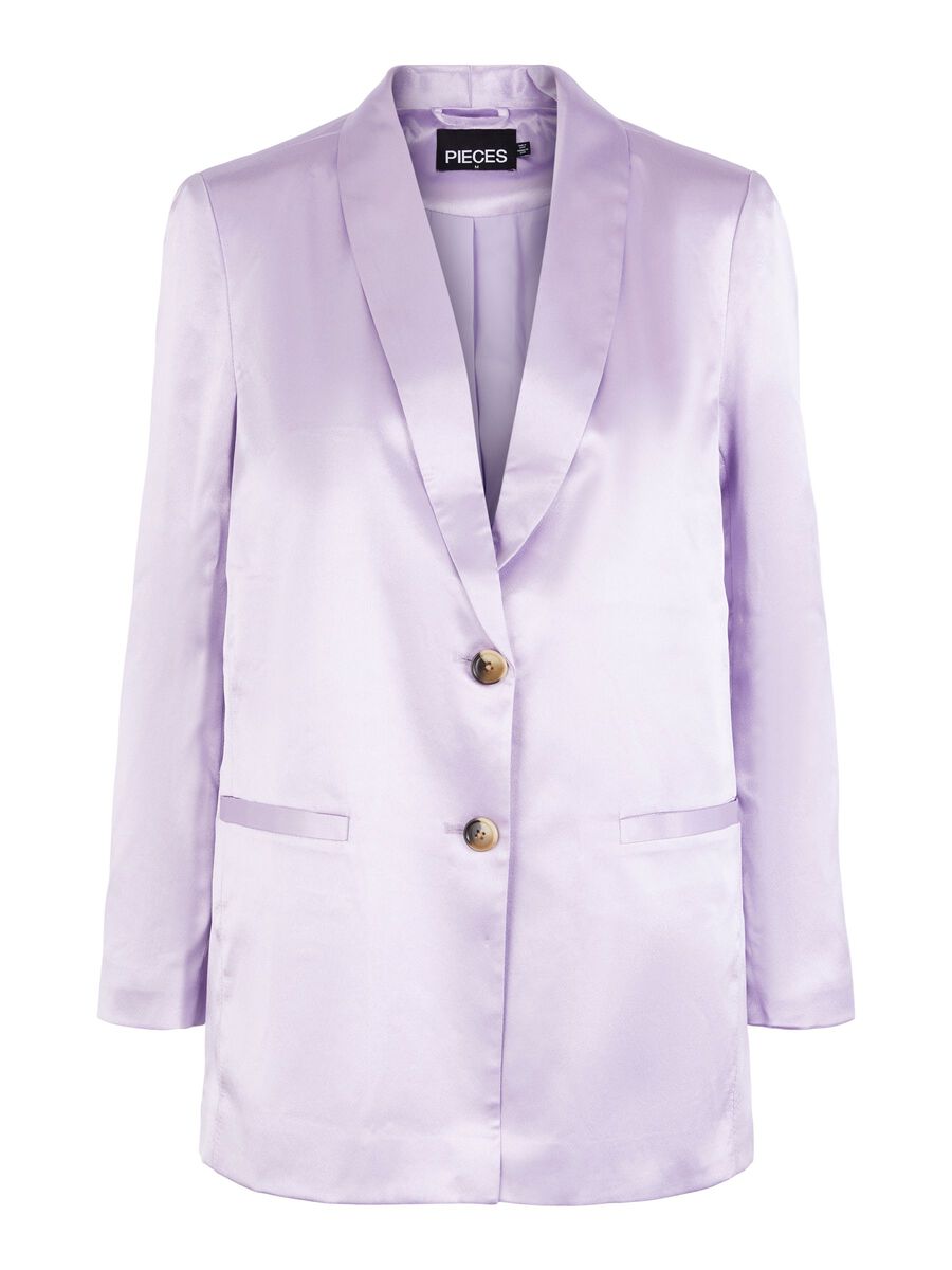 PIECES Pcomika Einreihiger Blazer Damen Violett günstig online kaufen