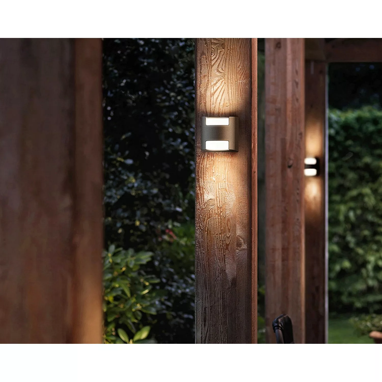 Philips Grass LED-Außenwandleuchte anthrazit günstig online kaufen