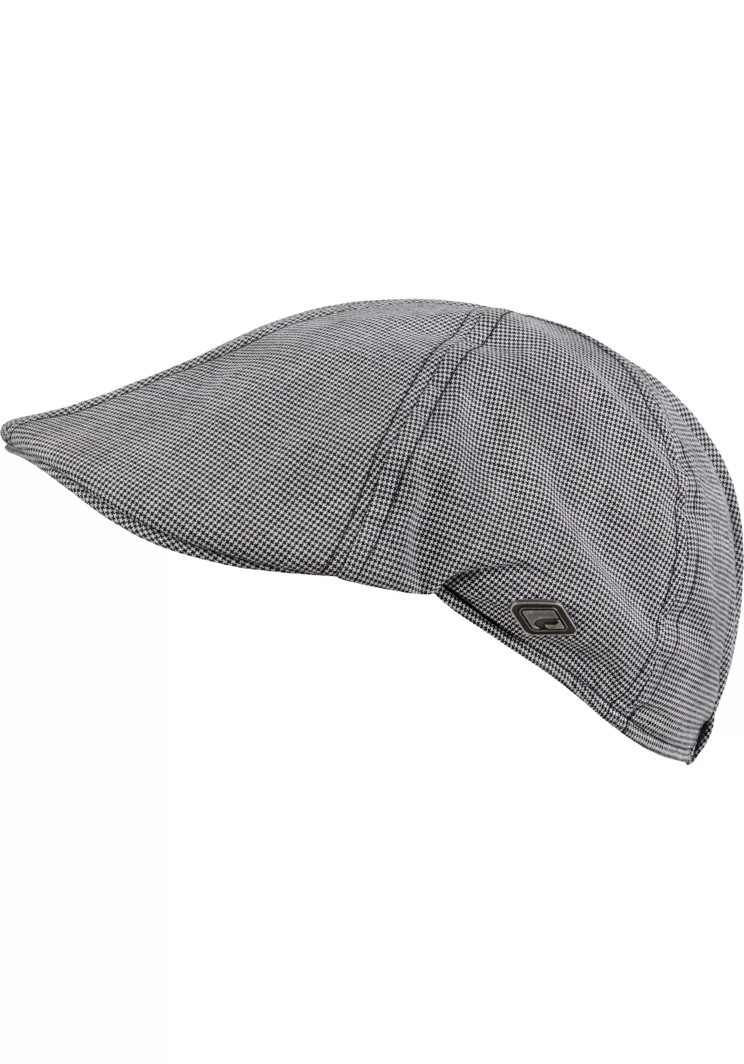 chillouts Schiebermütze "Kyoto Hat", Flat Cap mit feinem Karomuster günstig online kaufen