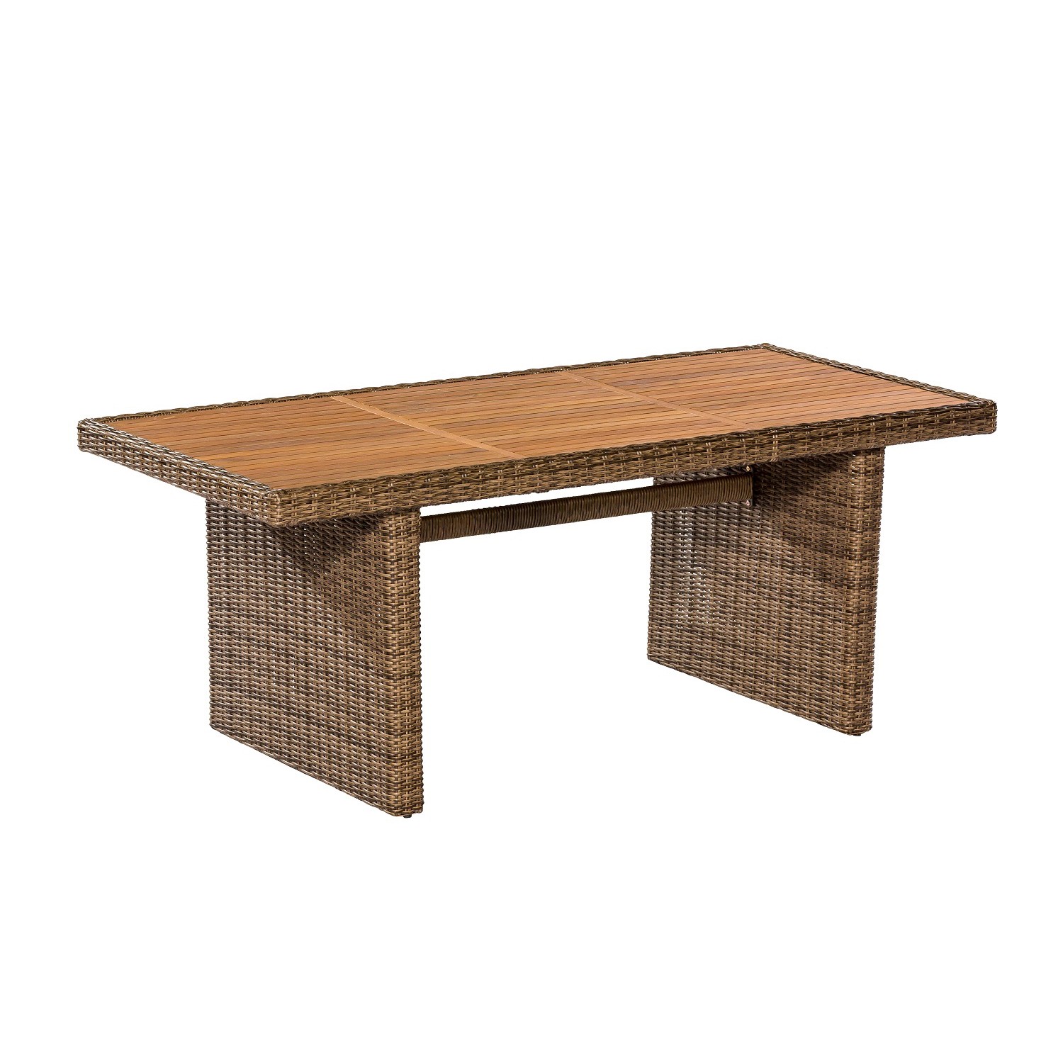 Merxx Toskana Set 5-tlg. Gartentisch 185 x 90 cm Natur günstig online kaufen