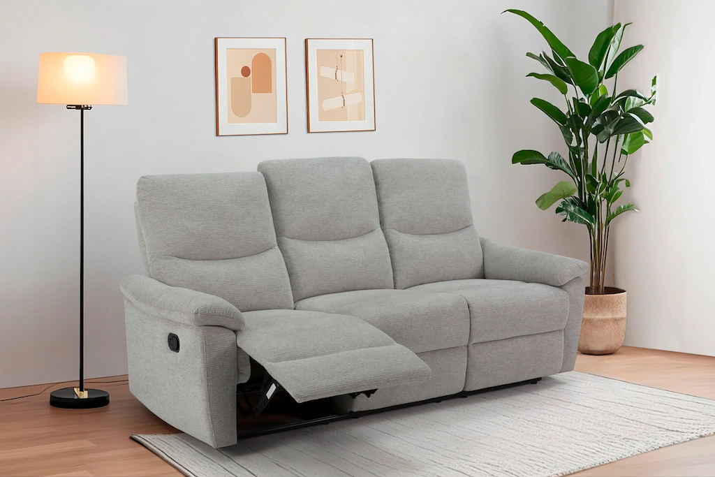 Home affaire 3-Sitzer, 105-150 Relax- und Liegeposition, Federkernpolsterun günstig online kaufen