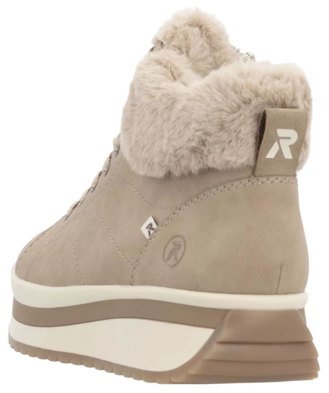 Rieker EVOLUTION Winterboots, Keilsneaker, Plateauboots mit Fellimitatkrage günstig online kaufen