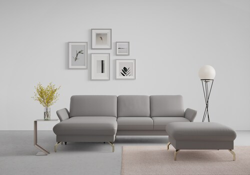 sit&more Ecksofa "Fashion L-Form", wahlweise mit Kopfteilverstellung, Vorzi günstig online kaufen