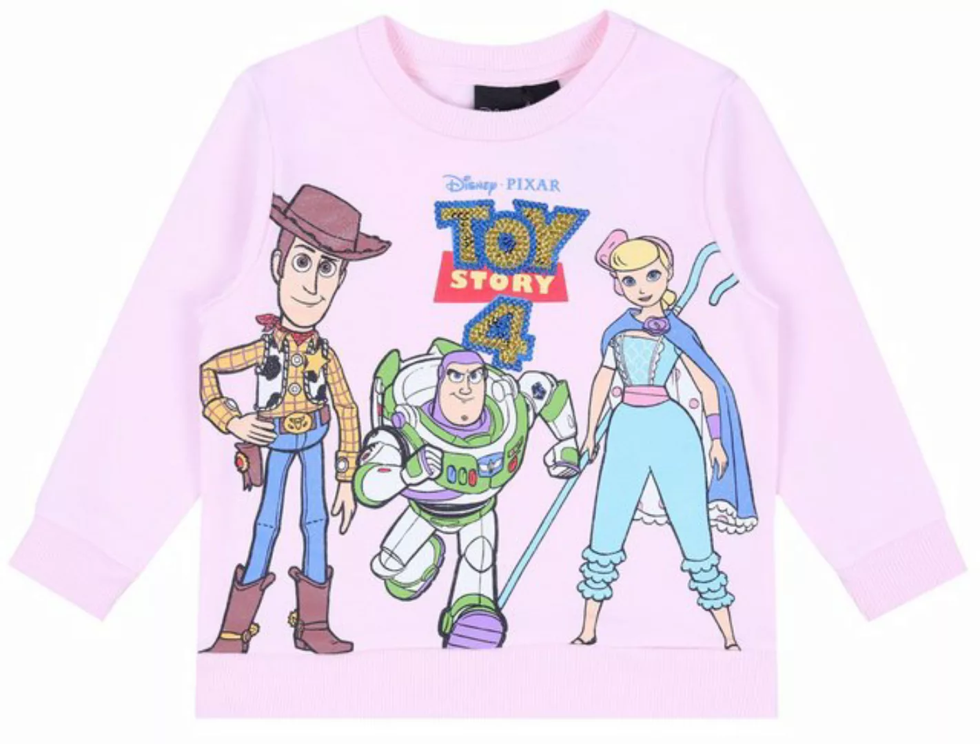 Sarcia.eu Langarmbluse Hellpinker Pullover mit Pailetten Toy Story DISNEY 1 günstig online kaufen