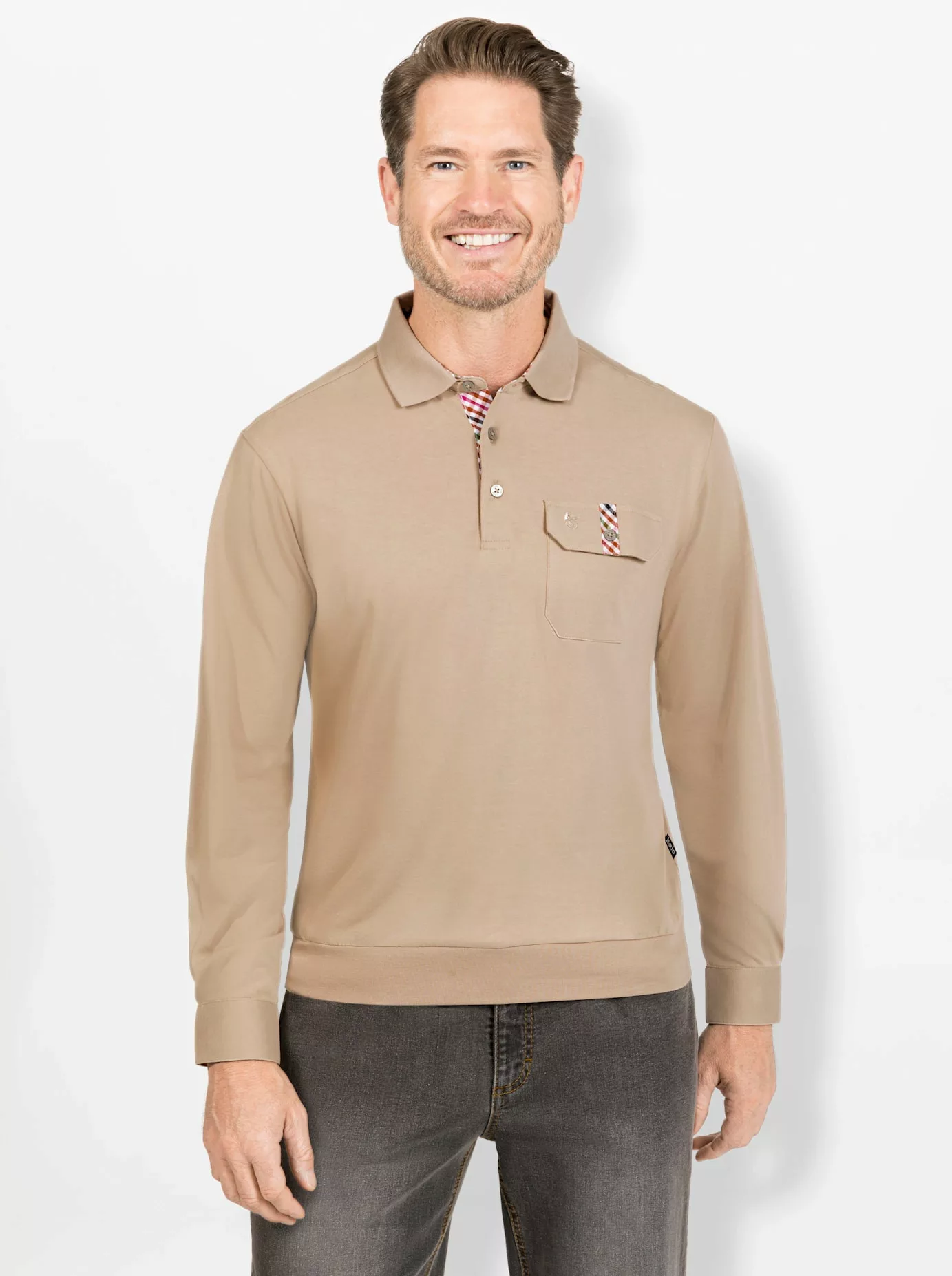 Hajo Poloshirt "Langarm-Poloshirt", (1 tlg.) günstig online kaufen