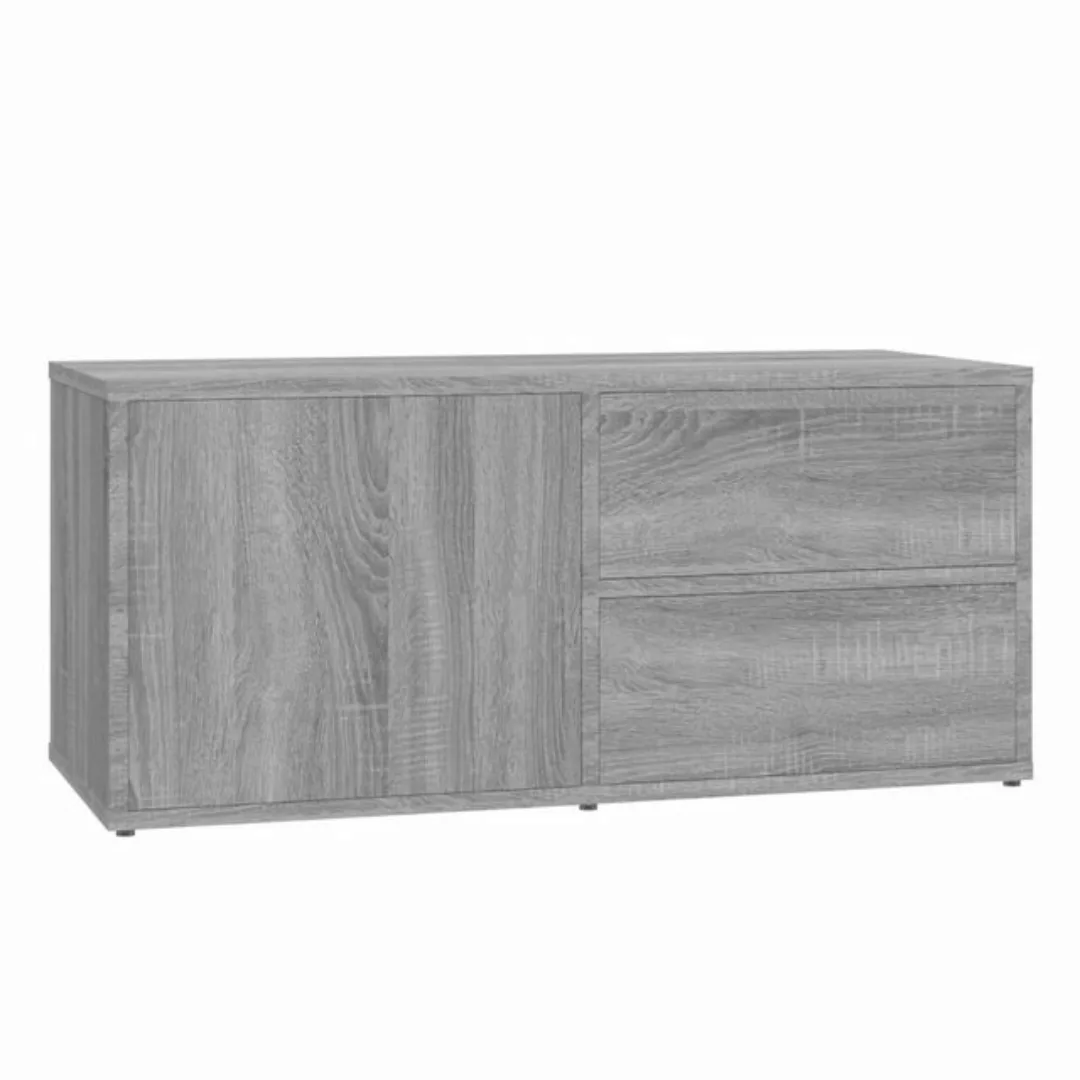 furnicato TV-Schrank Grau Sonoma 80x34x36 cm Holzwerkstoff günstig online kaufen