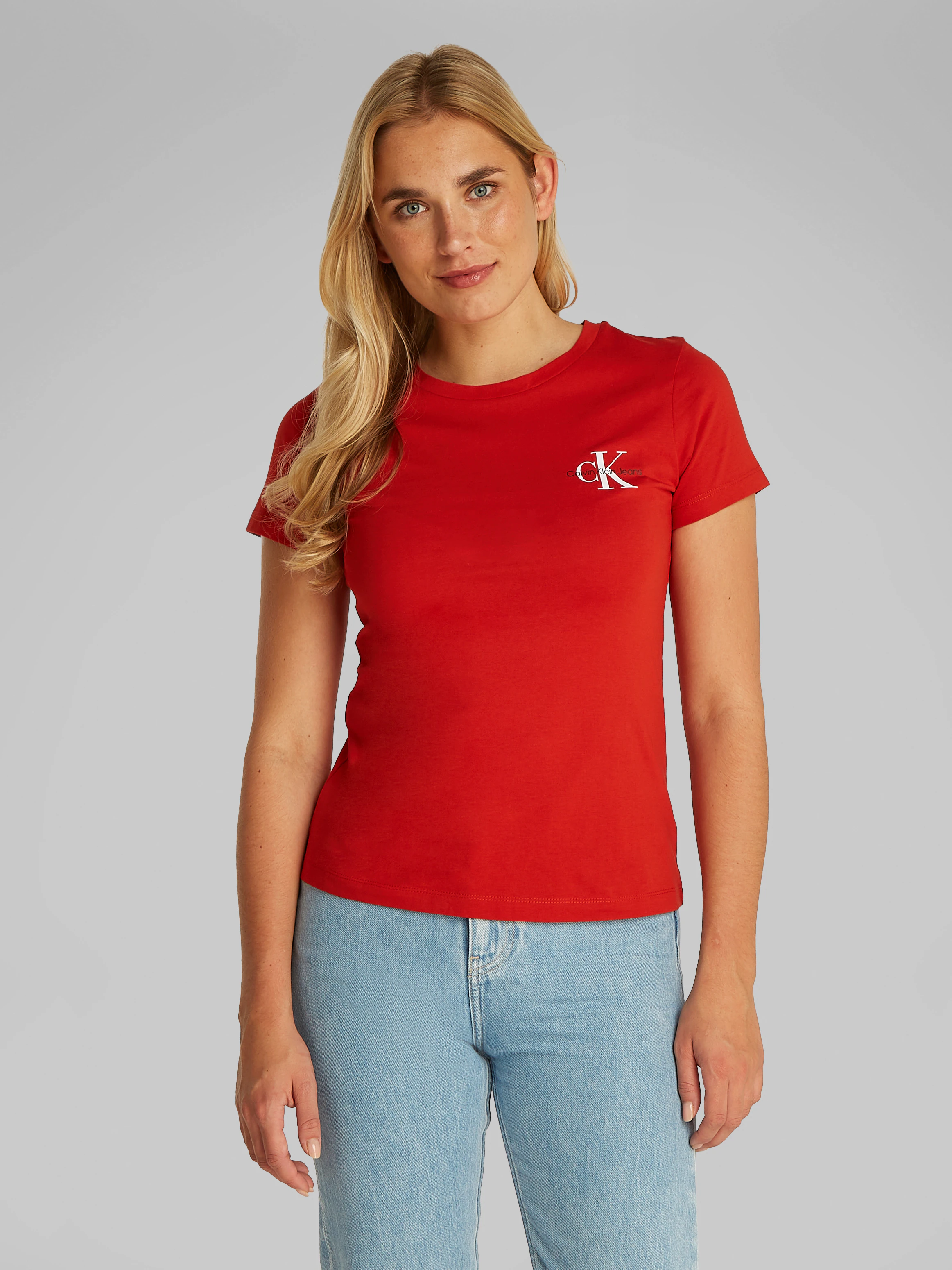 Calvin Klein Jeans T-Shirt "2-PACK MONOLOGO SLIM TEE" günstig online kaufen