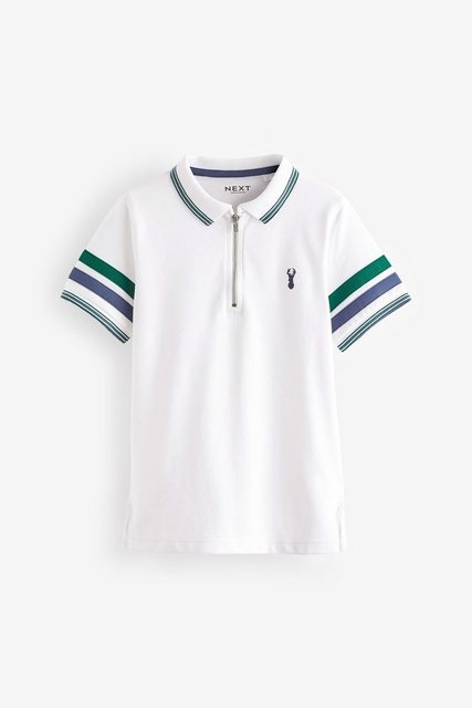 Next Poloshirt Kurzärmeliges Polo-Shirt mit Blockfarben (1-tlg) günstig online kaufen