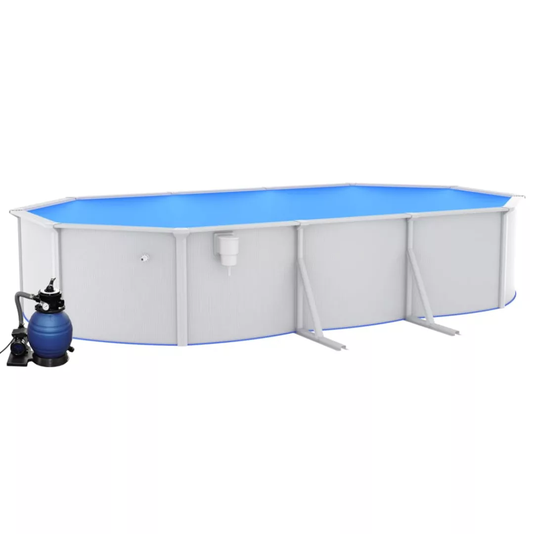 Vidaxl Pool With Sandfilterpumpe 610x360x120 Cm günstig online kaufen