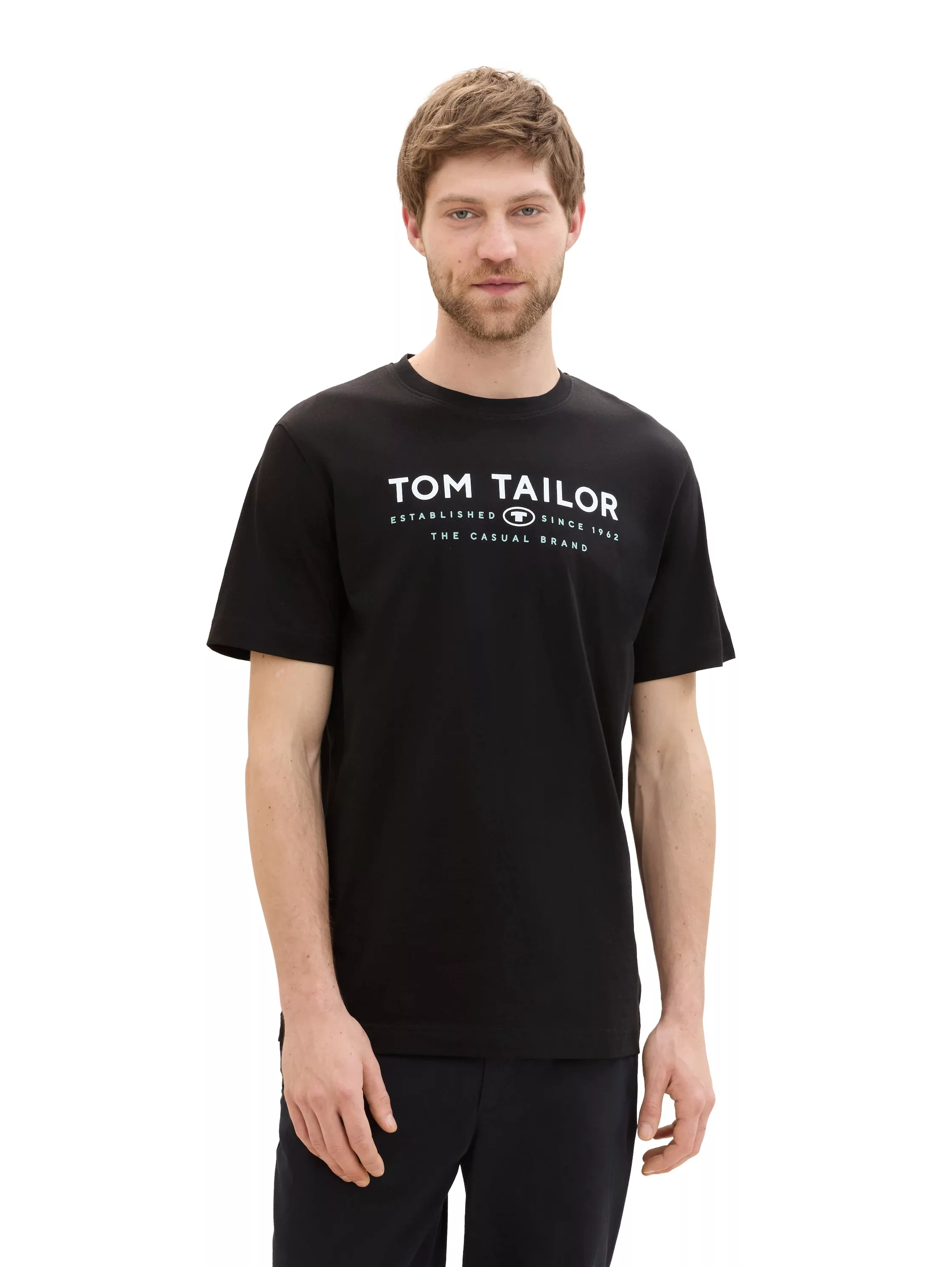 TOM TAILOR Print-Shirt mit Logo Print günstig online kaufen