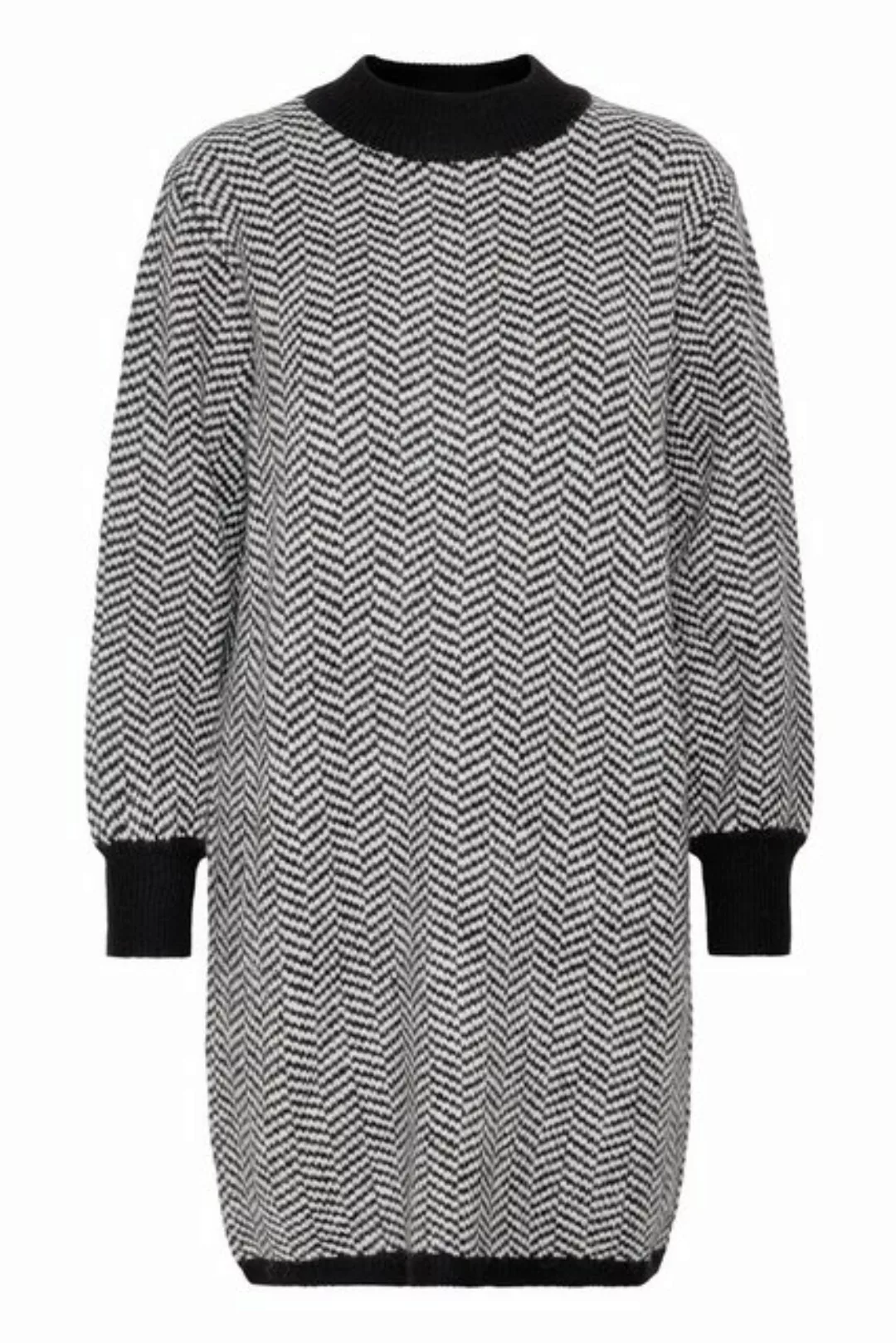 Ichi Strickkleid IHKAMARA DR3 casual Strickkleid mit Fischgrätmuster günstig online kaufen