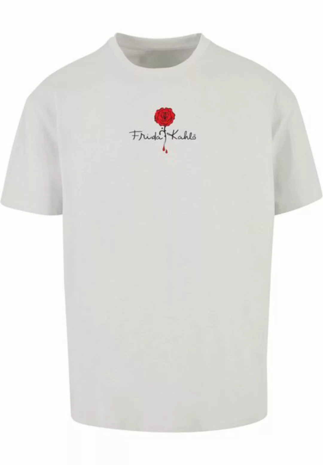 Merchcode T-Shirt Merchcode Herren Frida Kahlo - Logo rose Heavy Oversize T günstig online kaufen