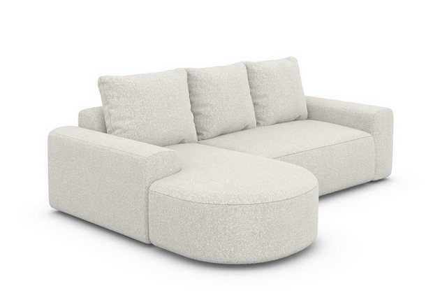 Sofa Dreams Ecksofa Stoff Ecksofa Gomera L Form kurz, Ottomane, Zierkissen, günstig online kaufen