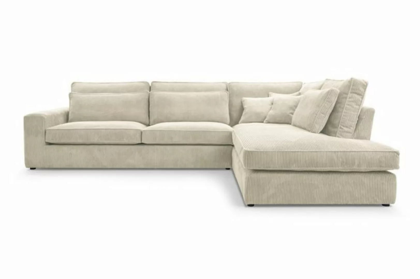 Deine Möbel 24 Ecksofa CAREN MINI Wohnlandschaft Sofa Wohnzimmer L-Couch Co günstig online kaufen