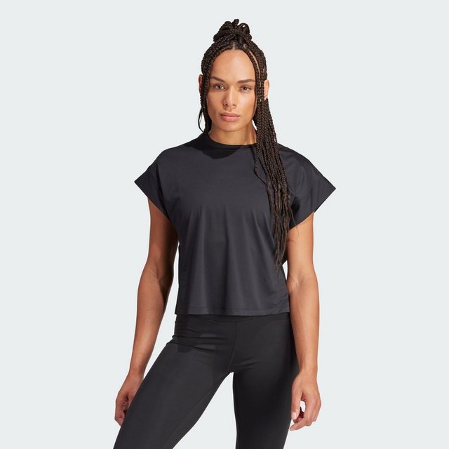 adidas Performance Crop-Top STUDIO T-SHIRT günstig online kaufen