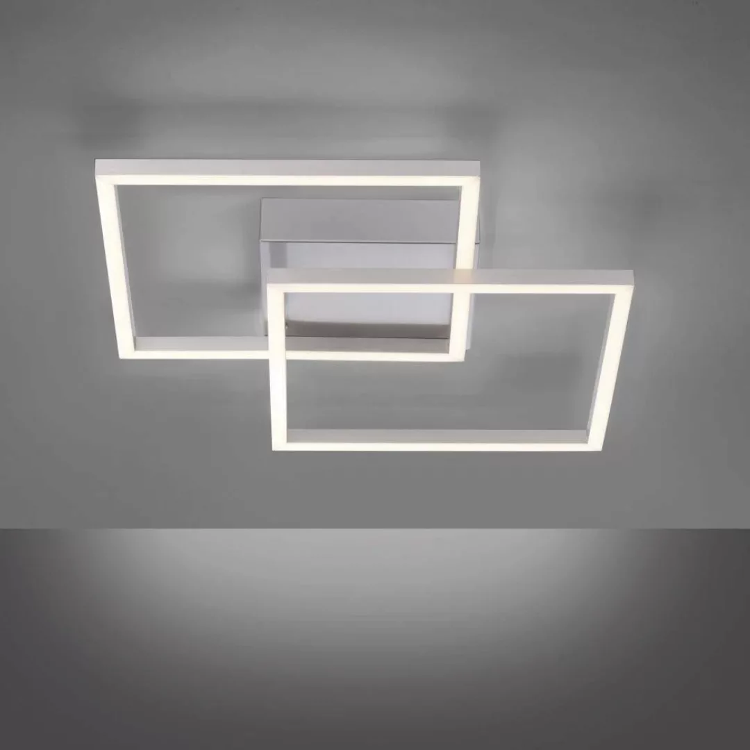 LED-Deckenleuchte Iven, stahl, 35,9x35,9cm günstig online kaufen