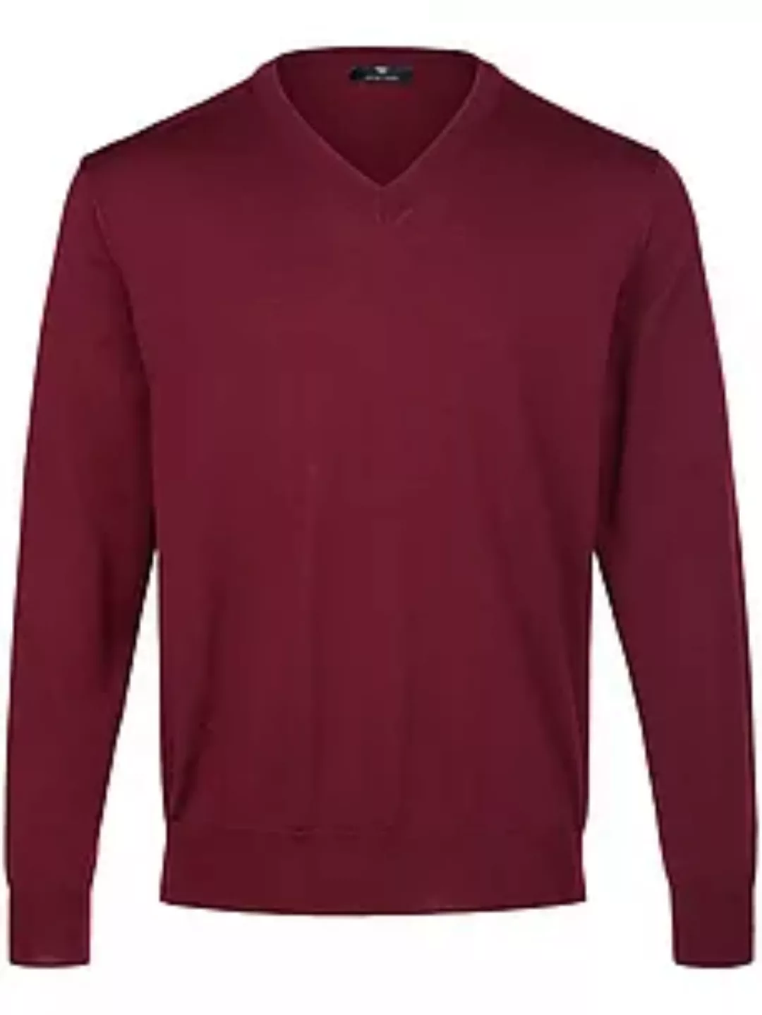 V-Pullover Peter Hahn rot günstig online kaufen
