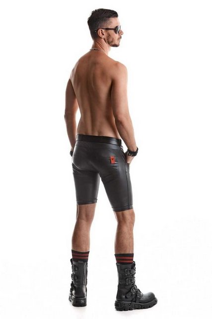 Regnes Fetish Planet Shorts Herren Shorts Vito schwarz dehnbar XXL (1-tlg) günstig online kaufen