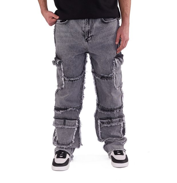 Denim House Loose-fit-Jeans Lässige Herren Baggy Designer Jeans Loose Fit N günstig online kaufen