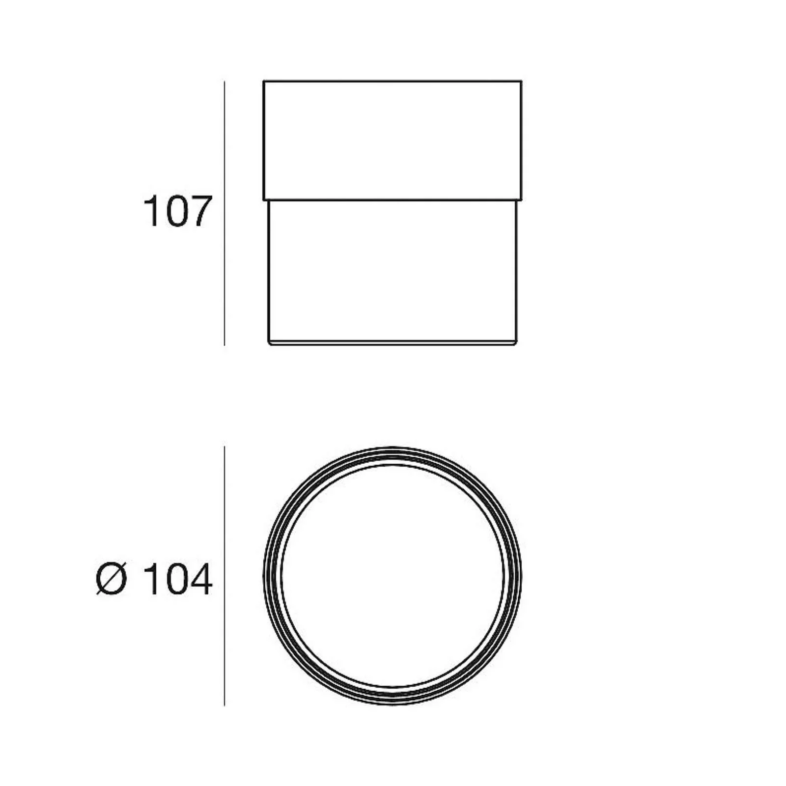 LED-Deckenleuchte Crumb, schwarz, Ø 10,4 cm, Eisen, Glas günstig online kaufen