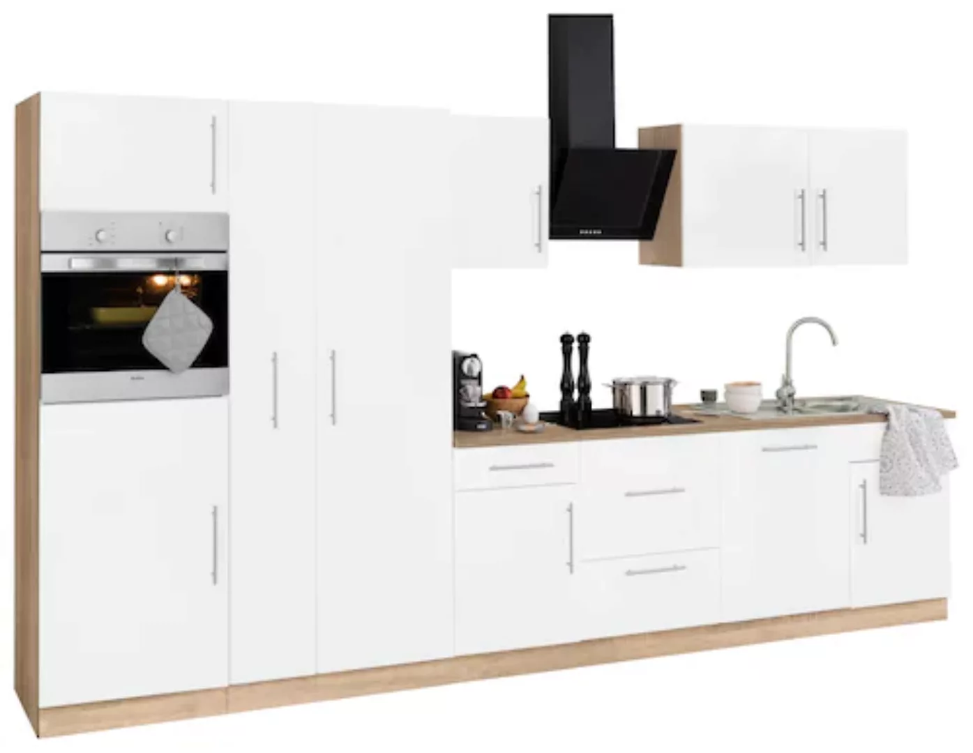 wiho Küchen Küchenzeile »Cali«, ohne E-Geräte, Breite 360 cm günstig online kaufen