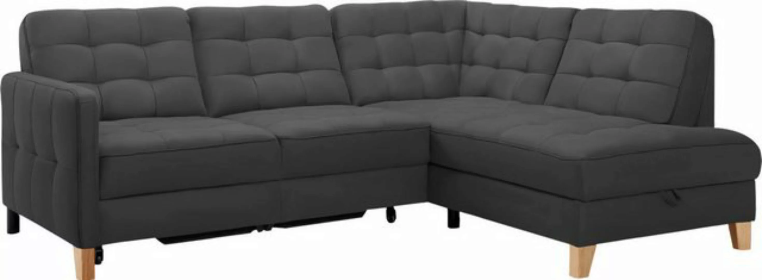 exxpo - sofa fashion Ecksofa "Elio, kompakt und komfortabel, bequem, zeitlo günstig online kaufen