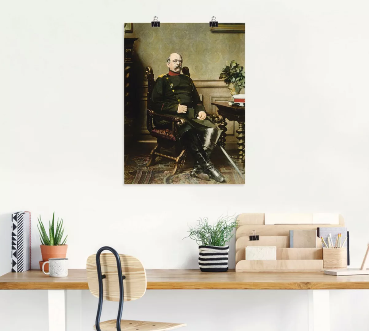 Artland Wandbild "Otto von Bismarck", Menschen, (1 St.), als Leinwandbild, günstig online kaufen