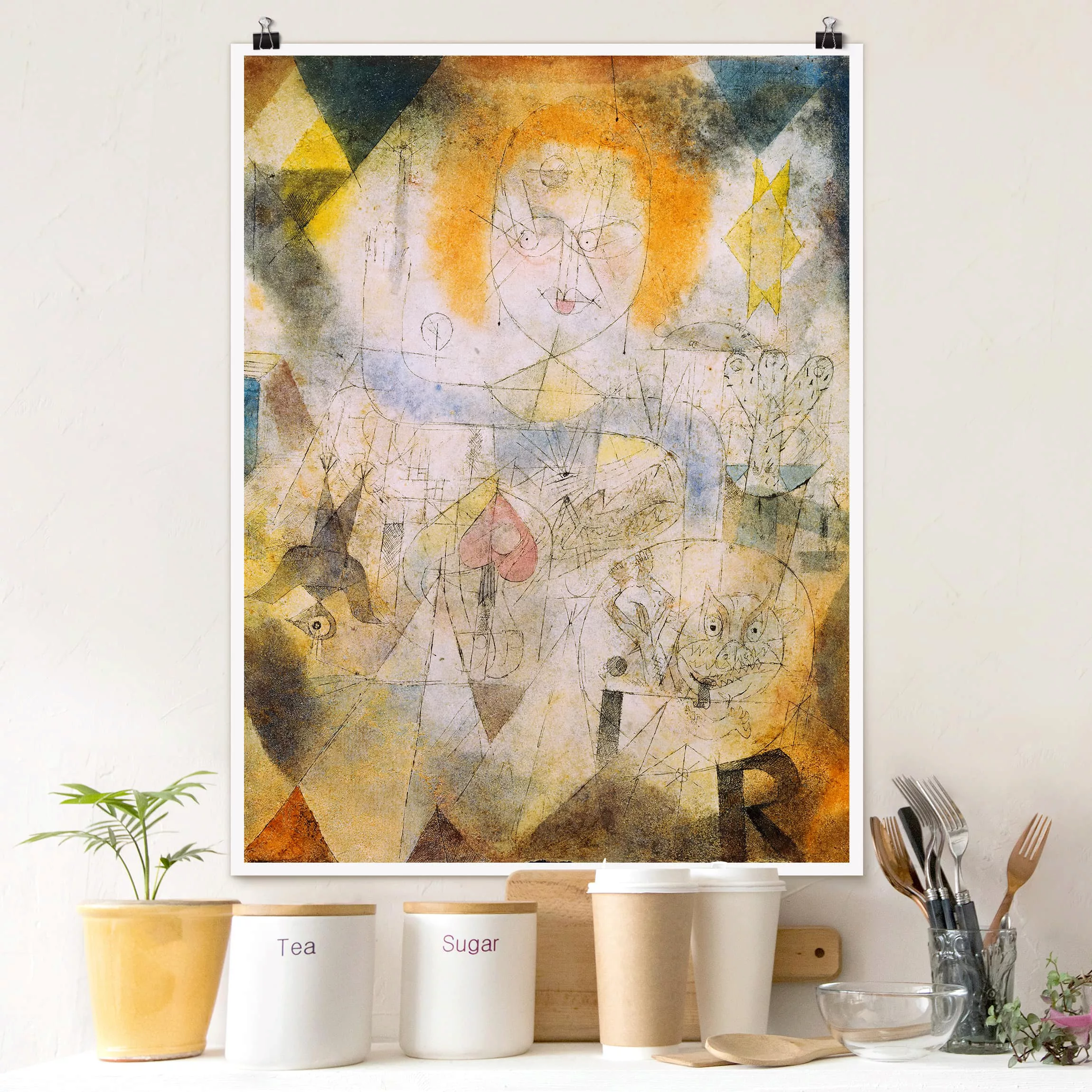 Poster Kunstdruck - Hochformat Paul Klee - Irma Rossa günstig online kaufen