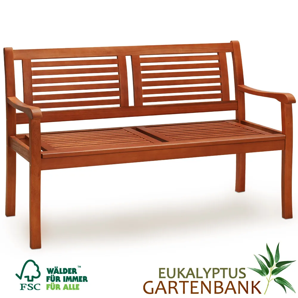 Casaria Gartenbank, Wetterfest Eukalyptus Holz FSC® günstig online kaufen