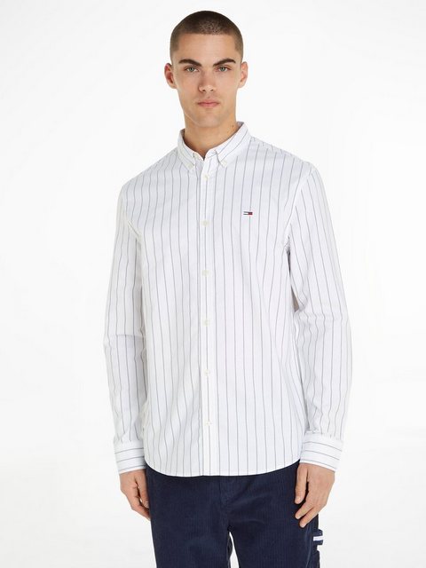 Tommy Jeans Langarmhemd TJM CLASSIC OXFORD STRIPE SHIRT günstig online kaufen