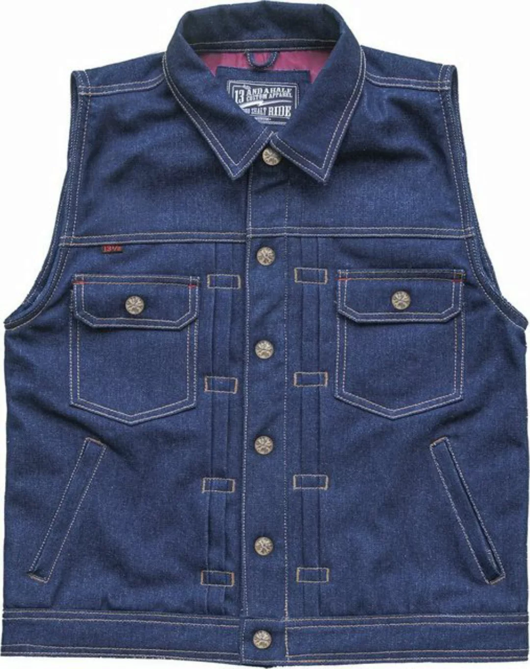 13 1/2 Sweatweste Rain Splitter Denim Vest günstig online kaufen