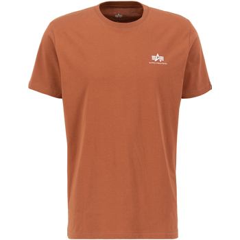 Alpha Industries  T-Shirts & Poloshirts Basic T-Shirt SL - hazel brown günstig online kaufen