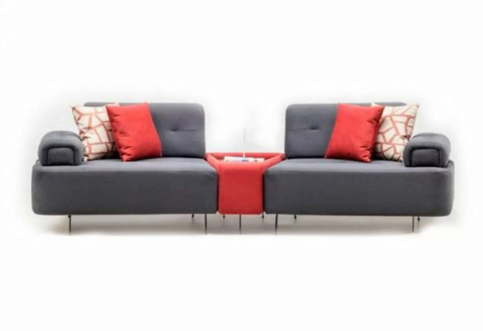 JVmoebel Sofa Luxus Couch Stoffsofa Sofa 2 Sitzer Zweisitzer Polstersofa Ti günstig online kaufen