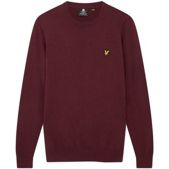 Lyle & Scott  Pullover KN400VC CREW NECK COTTON MERINO-Z562 BURGUNDY günstig online kaufen