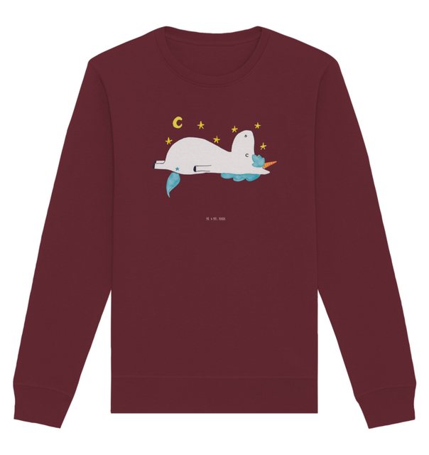 Mr. & Mrs. Panda Longpullover Größe S Einhorn Sternenhimmel - Burgundy - Ge günstig online kaufen