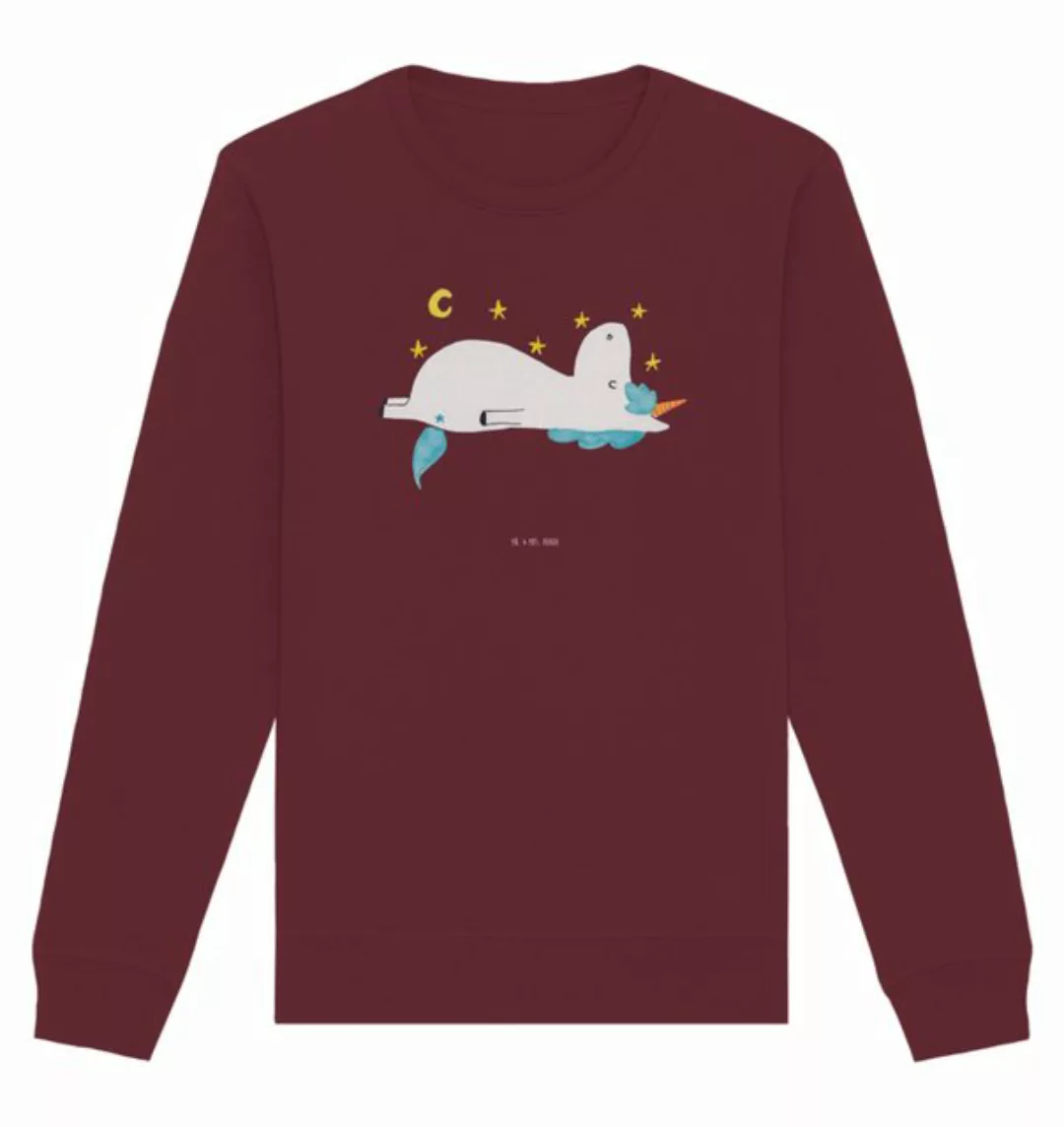 Mr. & Mrs. Panda Longpullover Größe M Einhorn Sternenhimmel - Burgundy - Ge günstig online kaufen