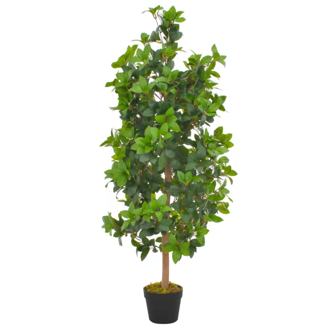 Künstliche Pflanze Lorbeerbaum Mit Topf Grün 120 Cm günstig online kaufen