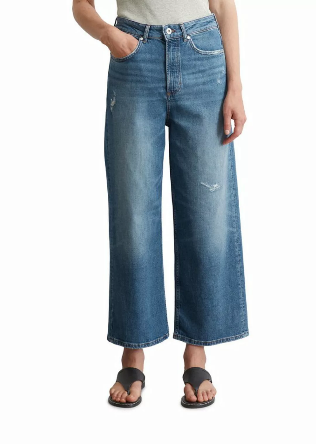 Marc O'Polo Weite Jeans im Culotte-Stil günstig online kaufen