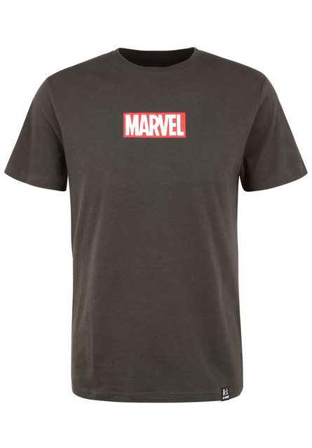 Recovered T-Shirt Marvel Classic Logo Black GOTS zertifizierte Bio-Baumwoll günstig online kaufen