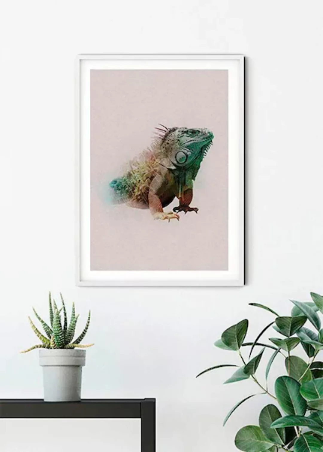 Komar Poster »Animals Paradise Iguana«, Tiere, (1 St.), Kinderzimmer, Schla günstig online kaufen