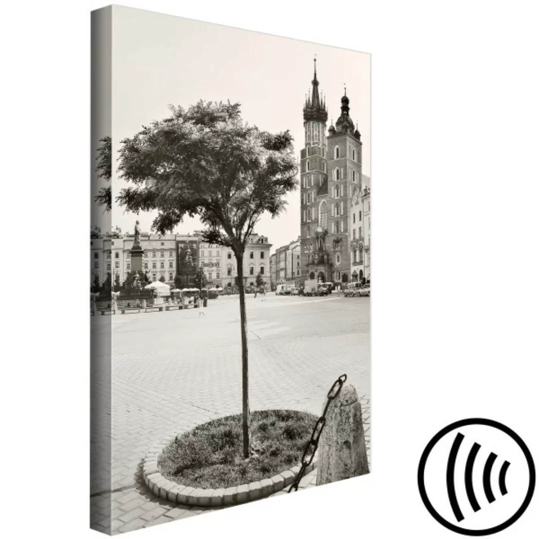 Wandbild Marienkirche - architektonisches Symbol der Krakauer Innenstadt XX günstig online kaufen