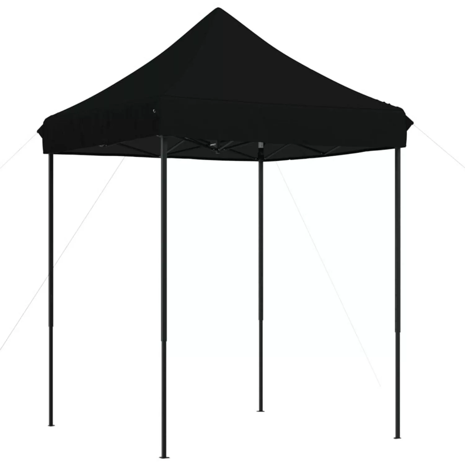 vidaXL Partyzelt Faltbar Pop-Up Schwarz 200x200x306 cm günstig online kaufen