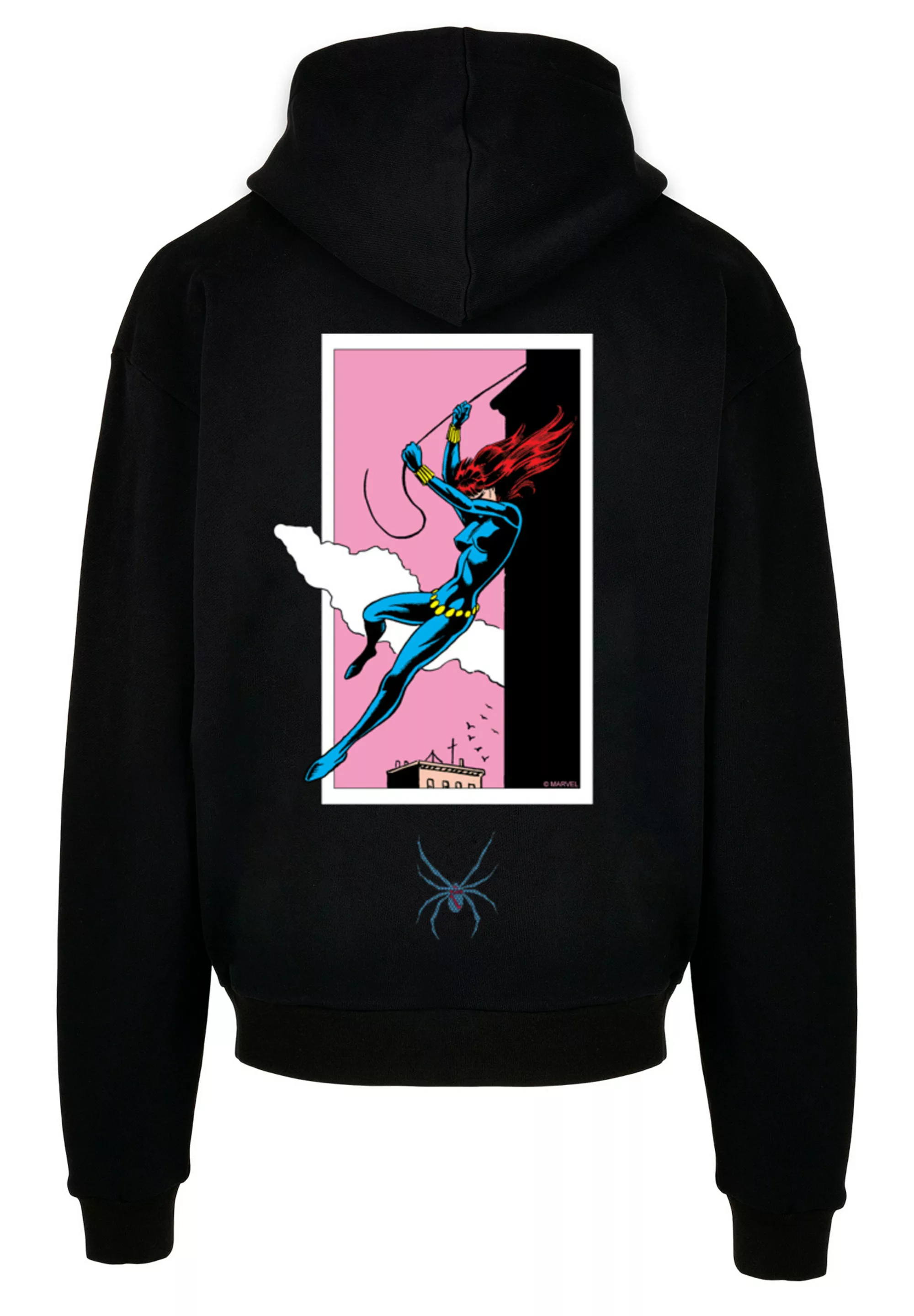 F4NT4STIC Kapuzenpullover "Marvel Comics Black Widow Roof Jump", Print günstig online kaufen