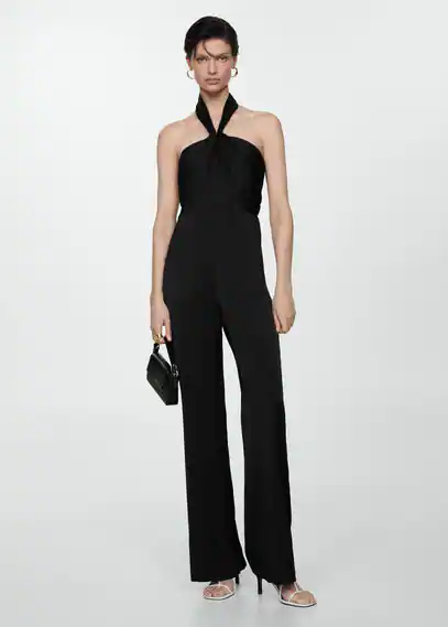 Langer Neckholder-Jumpsuit günstig online kaufen