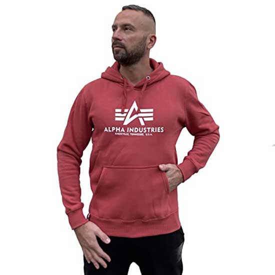 Alpha Industries Basic Kapuzenpullover XS Brick Red günstig online kaufen