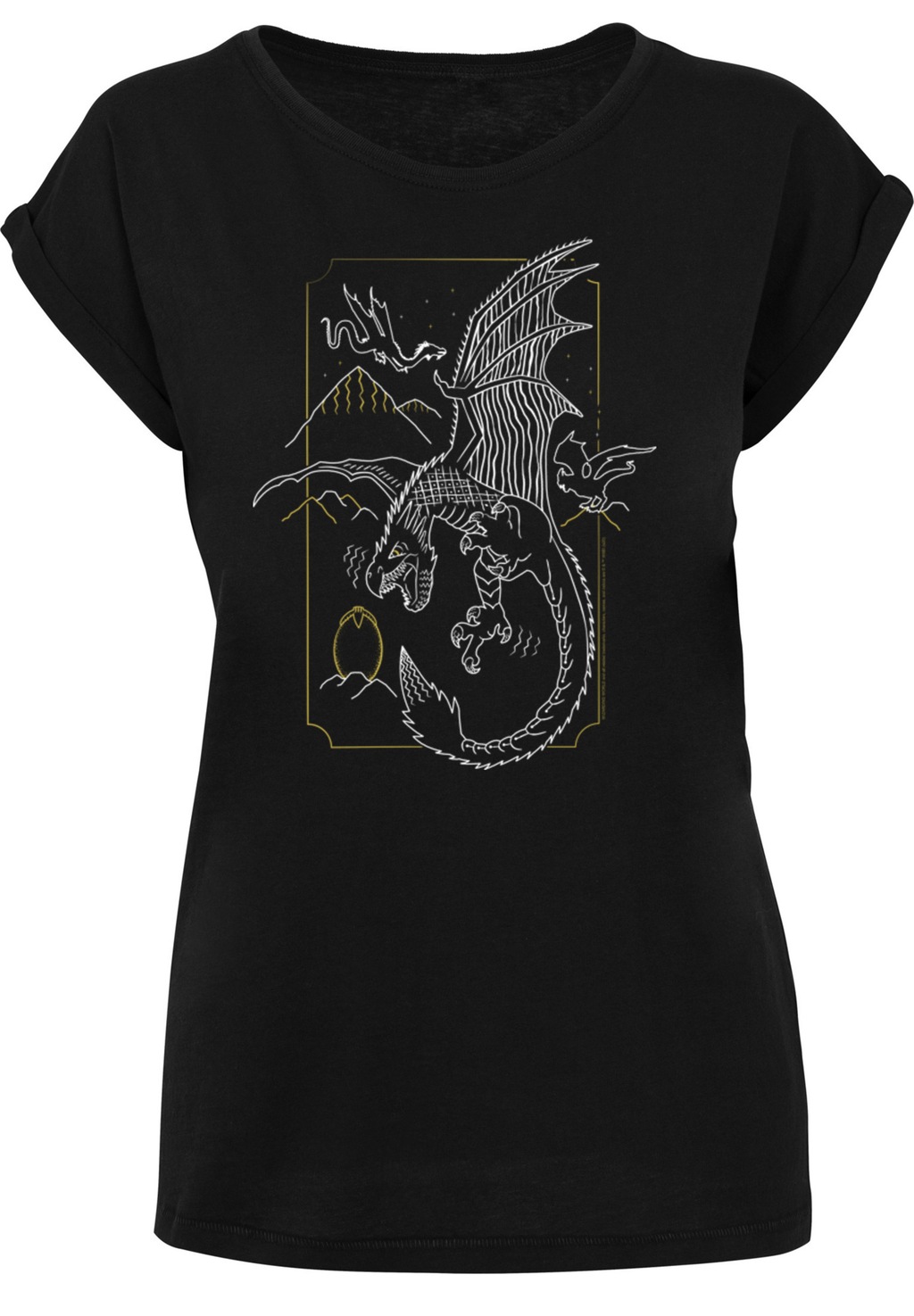 F4NT4STIC T-Shirt "Harry Potter Dragon Line Art", Print günstig online kaufen