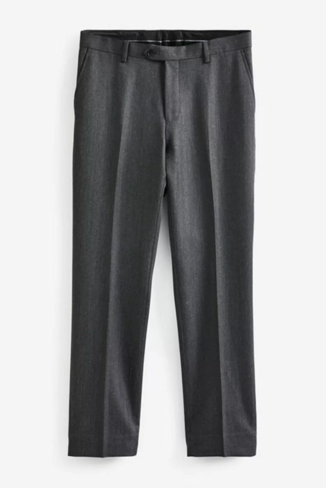 Next Anzughose Anzughose aus Wollgemisch mit Fischgratmuster (1-tlg) günstig online kaufen